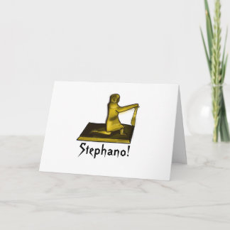 Conserver le calme et porter la carte Stephano