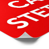 Conserver le calme et porter une affiche de Stetho (Coin)