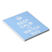 Conserver le calme et regarder le bloc-notes SVU (Incliné)