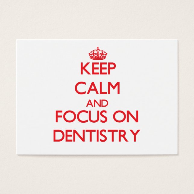 Conserver le calme et se concentrer sur la dentist (Devant)