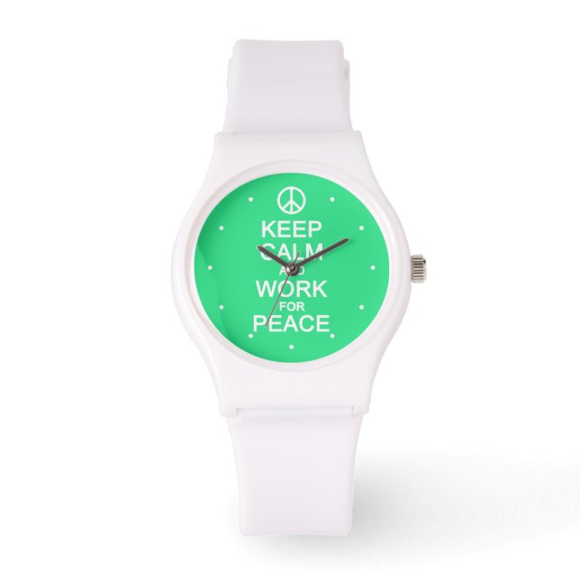 Conserver le calme et travailler pour les montres  (Recto)