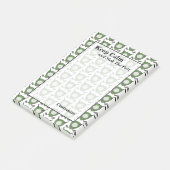 Conserver le calme Golf Thème Post-It Notes (Incliné)