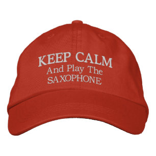 Conserver le calme musique saxophone Casquette bro