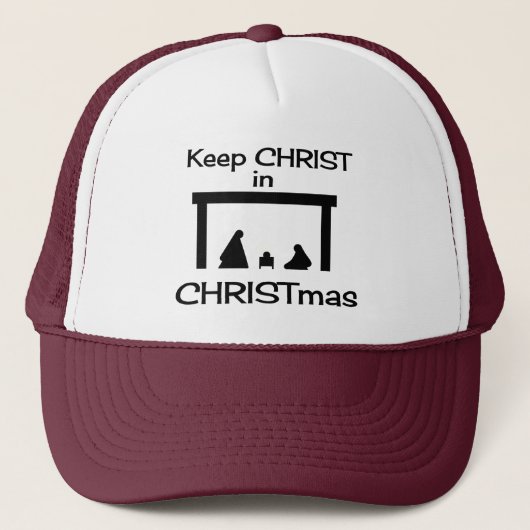Conserver le CHRIST dans CHRISTmas Casquette / Cas (Devant)