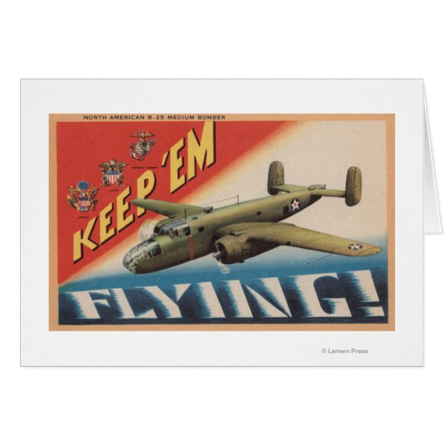 Conserver Le Vol Em/Bombe Moyen B-25 (Avion) (Devant horizontal)