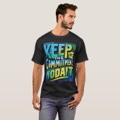 Conserver l'engagement T-shirt design (Zazzle) (Devant entier)