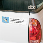 Conserver les terres parcs parcs Bumper Sticker (Sur camion)