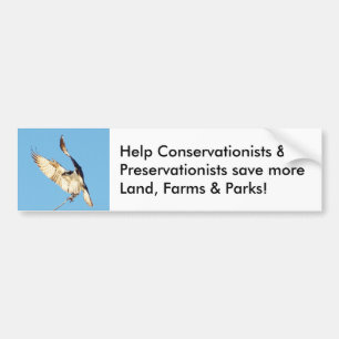 Conserver les terres parcs parcs Bumper Sticker