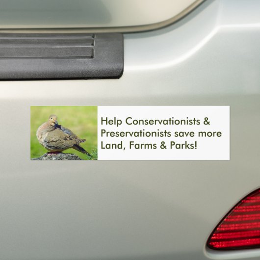 Conserver les terres parcs parcs Bumper Sticker (En voiture)