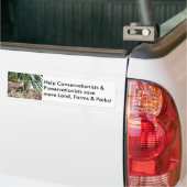 Conserver les terres parcs parcs Bumper Sticker (Sur camion)