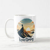 Conserver l'Escalade - Motivational Adventure Mug (Gauche)