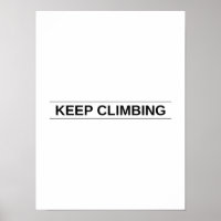 Conserver l'Escalade - Poster Motivationnel