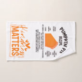 Conserver ou concevoir votre propre serviette de t (Serviette à main)