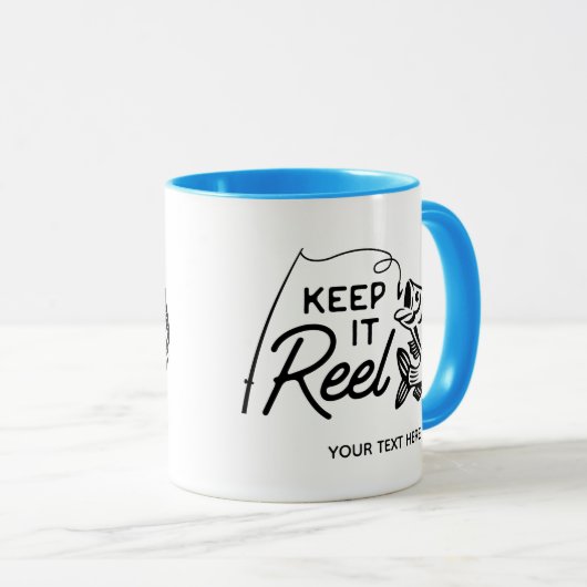 Conserver Reel Pêche Café Mug (Devant droit)