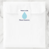 Conserver Sticker Carré à eau (Sac)