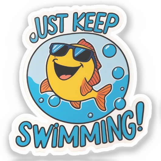 Conserver Sticker de natation (Recto)