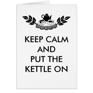 CONSERVEZ LA PAUSE À THÉ CALME