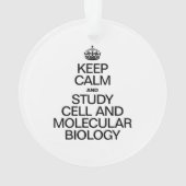 CONSERVEZ LE CALME ET ÉTUDIEZ LA CELLULE ET LA BIO (dos)