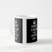 Conservez le calme et le jus dessus ! Tasse (Devant gauche)