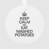 CONSERVEZ LE CALME ET MANGEZ DES POMMES DE TERRE M (dos)