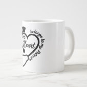 Conservez ou concevez votre propre - Mug géant (Devant droit)