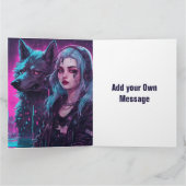 Conservez ou créez votre propre carte de voeux pli (Intérieur)