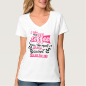 Conservez ou créez votre propre T-shirt à col V (Devant)