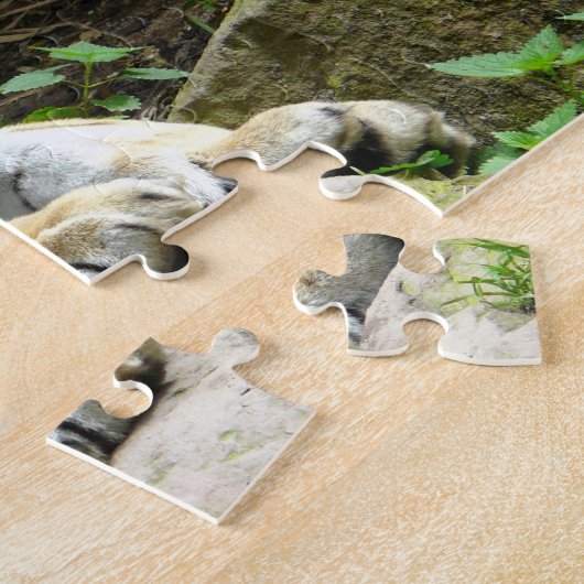 Considérer le puzzle de tigre (Côté)