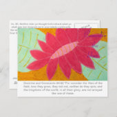 Considérez la carte postale Lilies D&C (Devant / Derrière)