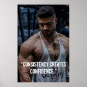 Consistency Creates Confidence – Quote Poster (Devant)