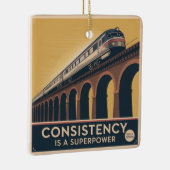 Consistency Is A Superpower Keramisch Ornament (Rechts)