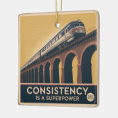 Consistency Is A Superpower Keramisch Ornament (Links)