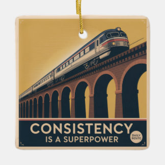 Consistency Is A Superpower Keramisch Ornament