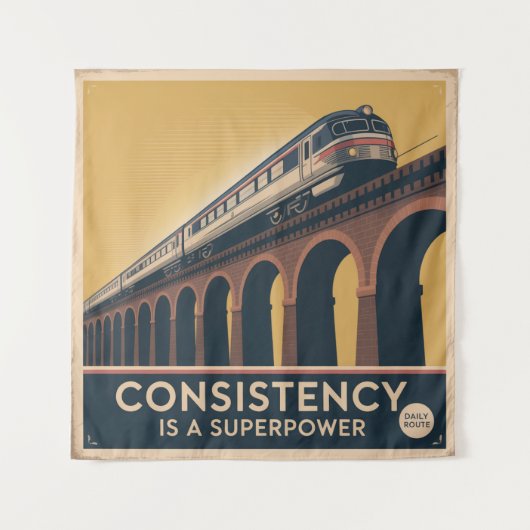 Consistency Is A Superpower Wandkleed (Voorkant)