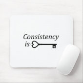Consistency Is Key Motivational Gift  Muismat (Met muis)