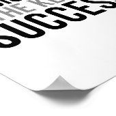 Consistentie is de sleutel tot succes poster (Hoek)