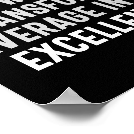 consistentie is wat gemiddelde omzet in excell poster (Hoek)