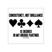 Consistentie, niet Brilliance Gewenst de Partner v Rubberstempel (Afrduk)