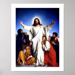 "Consolator" van Carl Bloch. Fine Art Print