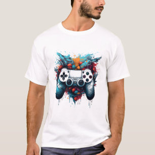 Console-commandant: gamecontroller t-shirt