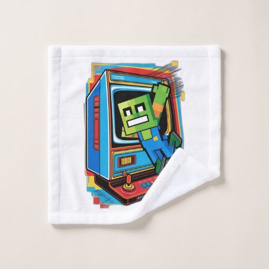 Console de jeu rétro (Gant de toilette)
