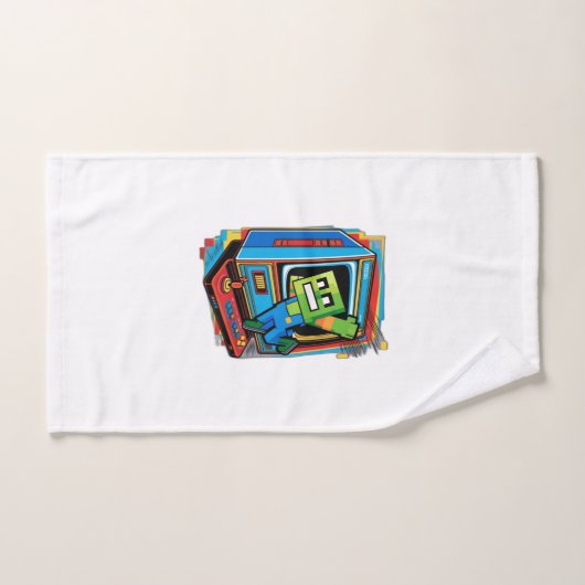 Console de jeu rétro (Serviette à main)