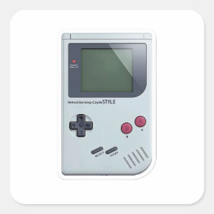 Console de jeu rétro classique à main Autocollant