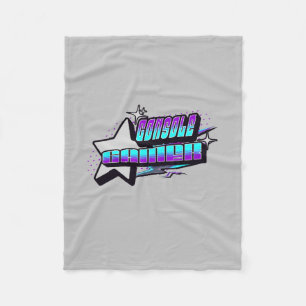 CONSOLE GAMER Y2K-STIJL FLEECE DEKEN