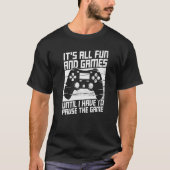 Console gaming voor een controller Nerd T-shirt (Voorkant)
