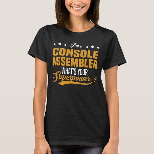 consoleassembler t-shirt (Voorkant)