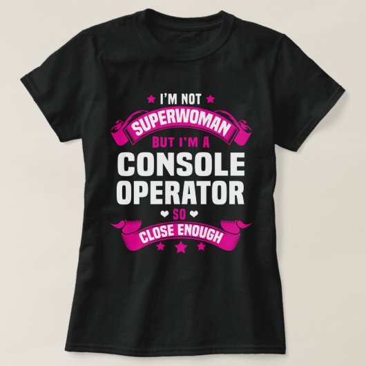 consoleoperator t-shirt (Design voorkant)