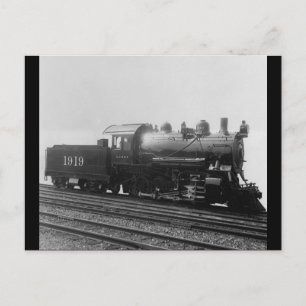 Consolidatie 2-8-0  stoomengineTreinverplaatsing Briefkaart