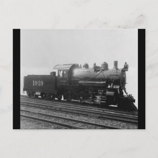Consolidatie 2-8-0 stoomengineTreinverplaatsing Briefkaart