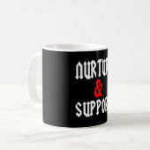 Consolidez et soutenez la tasse de logo (Devant gauche)